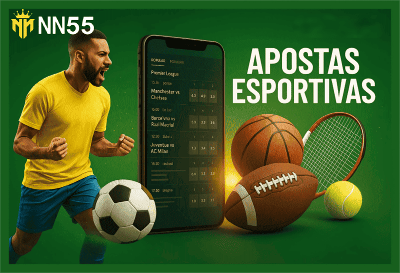 Apostas esportivas no cassino online N55BET